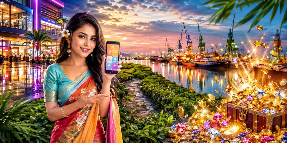 খুলনা শহরের ক্যাসিনো অ্যাপ মোবাইল দৃশ্য